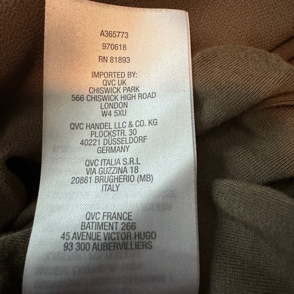 Lisa Rinna Collection Solid Sleeveless Tank Size L Olive A365773 Chiffon Minimal - Picture 11 of 14